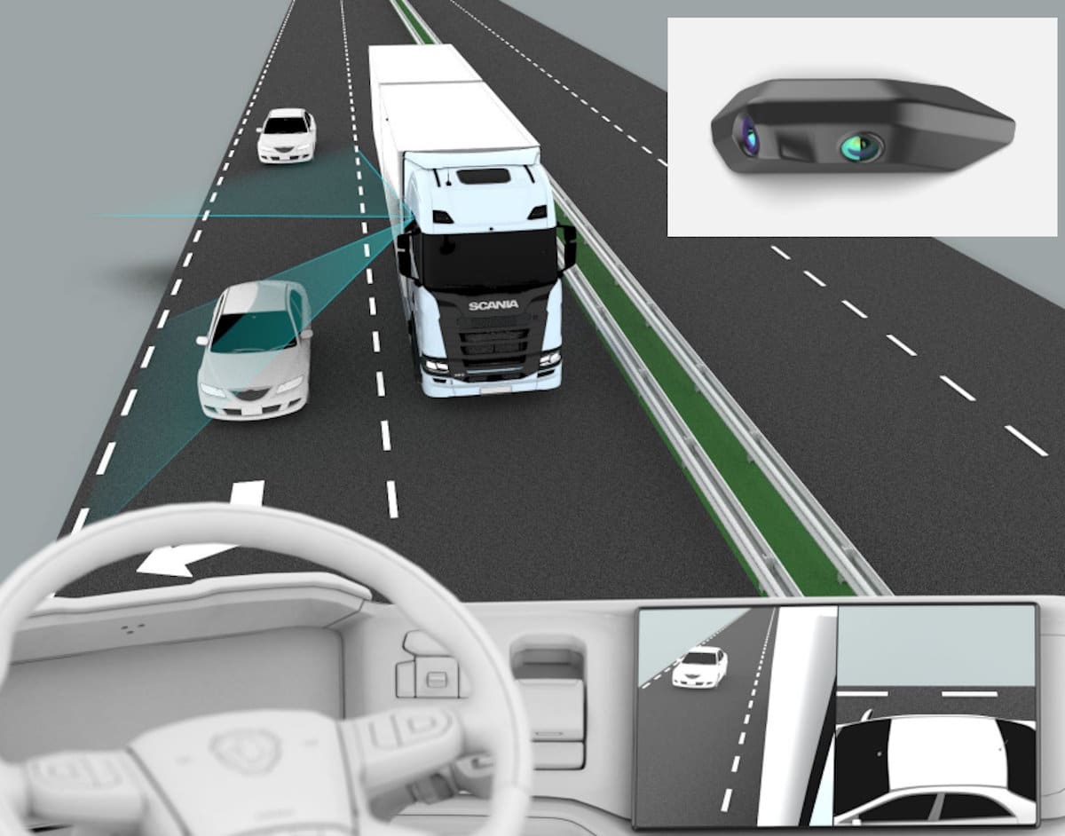 Scania lança kit de câmeras para reduzir pontos cegos em caminhões ...
